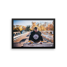 Pretty Rad Rej Bridge Portrait Framed