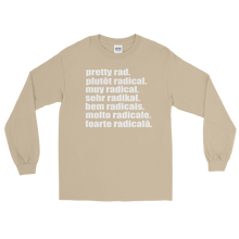 Pretty Rad Languages - White Print - Long Sleeve T-Shirt