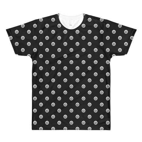 Pretty Rad Medallion Pattern (Black)All-Over Printed T-Shirt