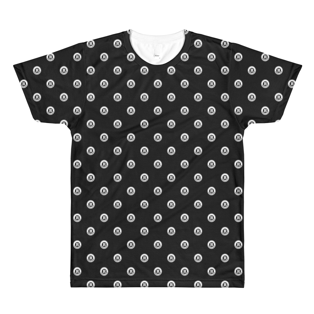 Pretty Rad Medallion Pattern (Black)All-Over Printed T-Shirt