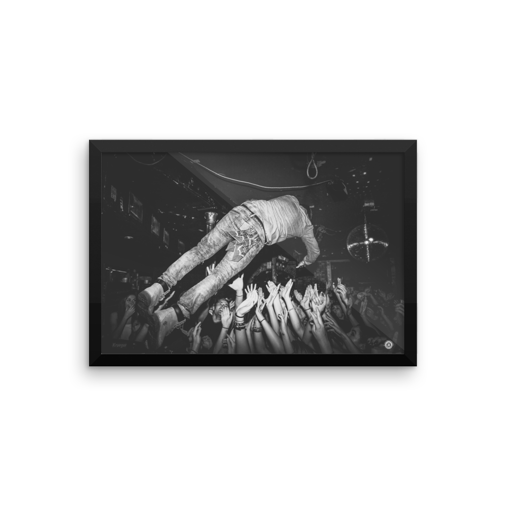 Barbary Stage Dive Framed